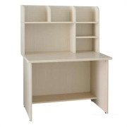 Bàn học sinh đẹp liền giá sách BHS 13-09 màu vân gỗ sáng