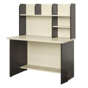 Bàn học sinh đẹp liền giá sách Xuân hòa BHS 13-09 màu nâu