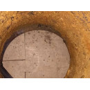 Cáu cặn ở bên trong ống hợp kim gang làm nước nhiễm độc Cáu cặn ở bên trong ống hợp kim gang làm nước nhiễm độc