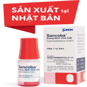 Giảm mỏi mắt tăng cường thị lực với thuốc nhỏ mắt Sancoba 5ml Giảm mỏi mắt tăng cường thị lực với thuốc nhỏ mắt Sancoba 5ml