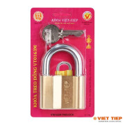 Ổ Khóa cửa treo Việt Tiệp đồng thau 6 phân VT0163M (khóa bằng chìa) Ổ Khóa cửa treo Việt Tiệp đồng thau 6 phân VT0163M (khóa bằng chìa)