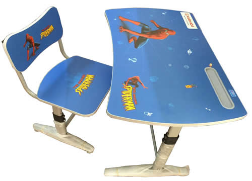 Bàn học sinh màu xanh cho bé trai BHS 14-07