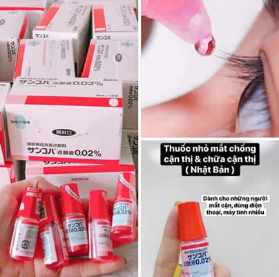 Giảm mỏi mắt tăng cường thị lực với thuốc nhỏ mắt Sancoba từ Nhật bản 5ml Giảm mỏi mắt tăng cường thị lực với thuốc nhỏ mắt Sancoba từ Nhật bản 5ml