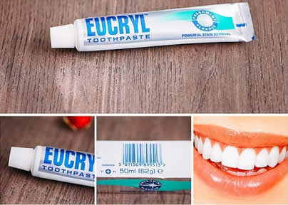 Kem đánh trắng răng Eucryl Toothpaste Anh Quốc 62gr Kem đánh trắng răng Eucryl Toothpaste Anh Quốc 62gr
